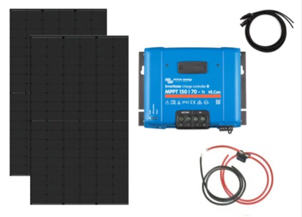 a solar panel with wires and cables